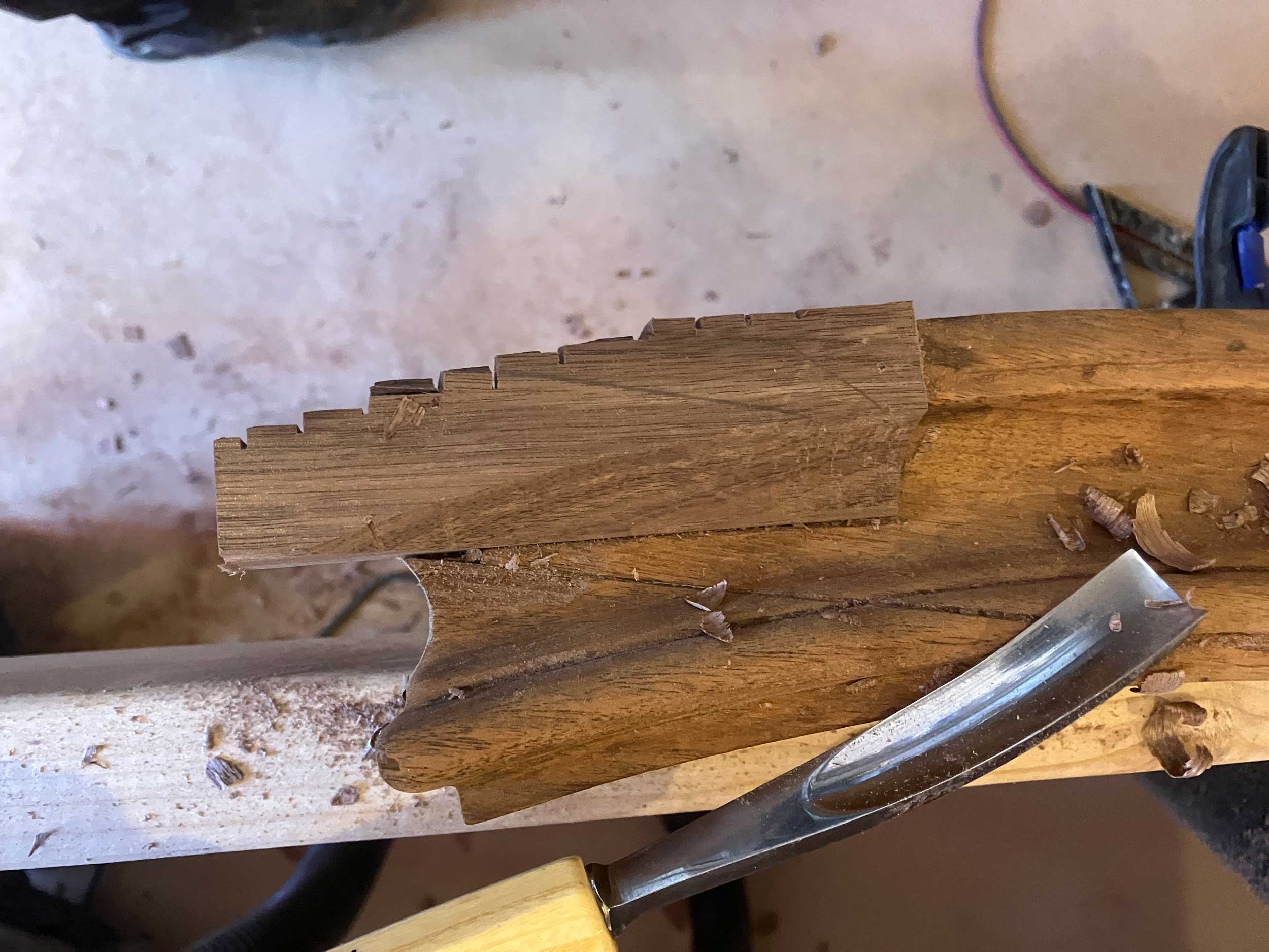 Brownstone door restoration