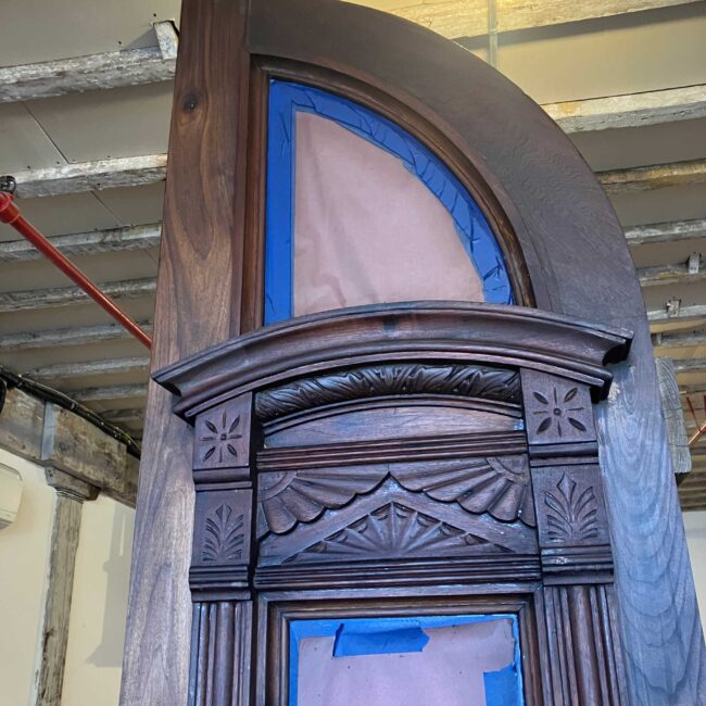 Brownstone door stripping and restoration nyc